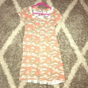 Neutral Dress with Pockets